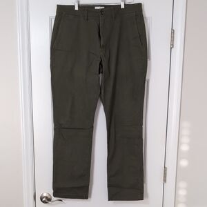 Goodfellow & Co Men's Dark Green Chinos